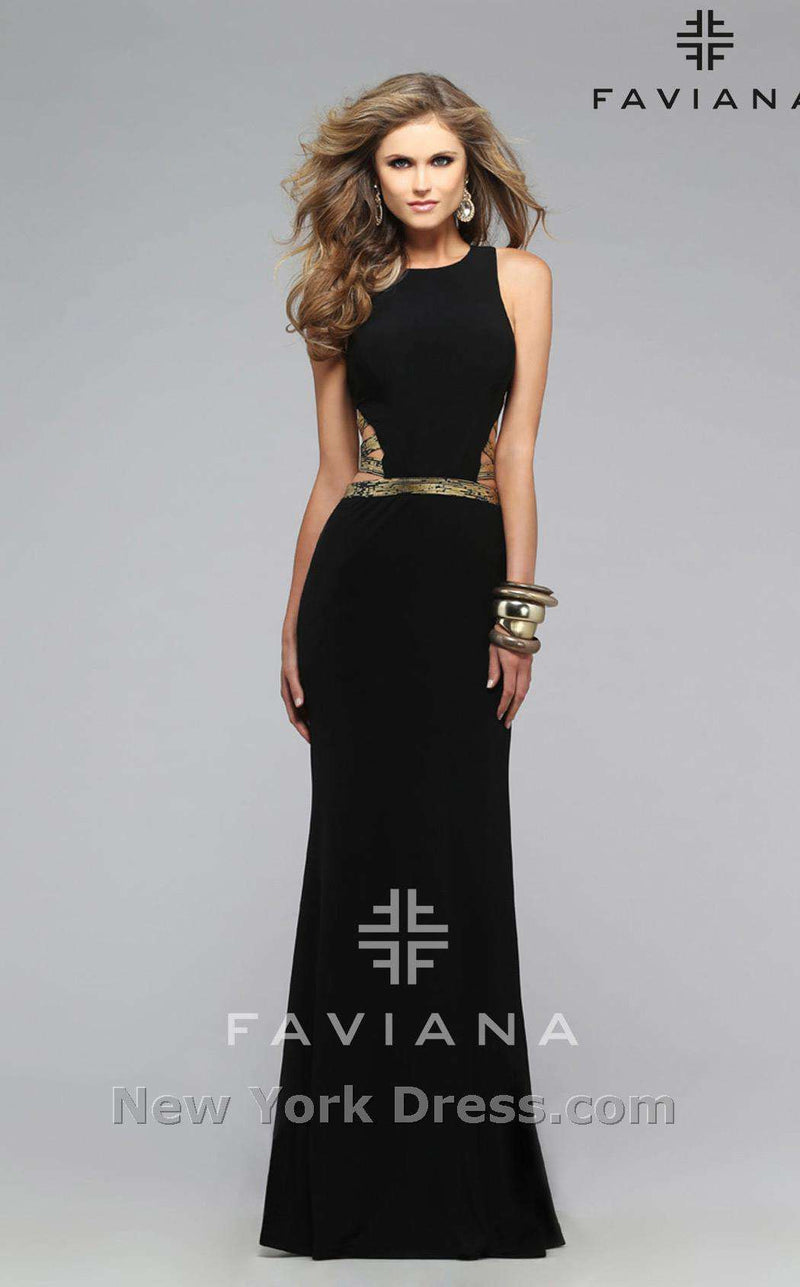 Faviana 7734 Black/Gold