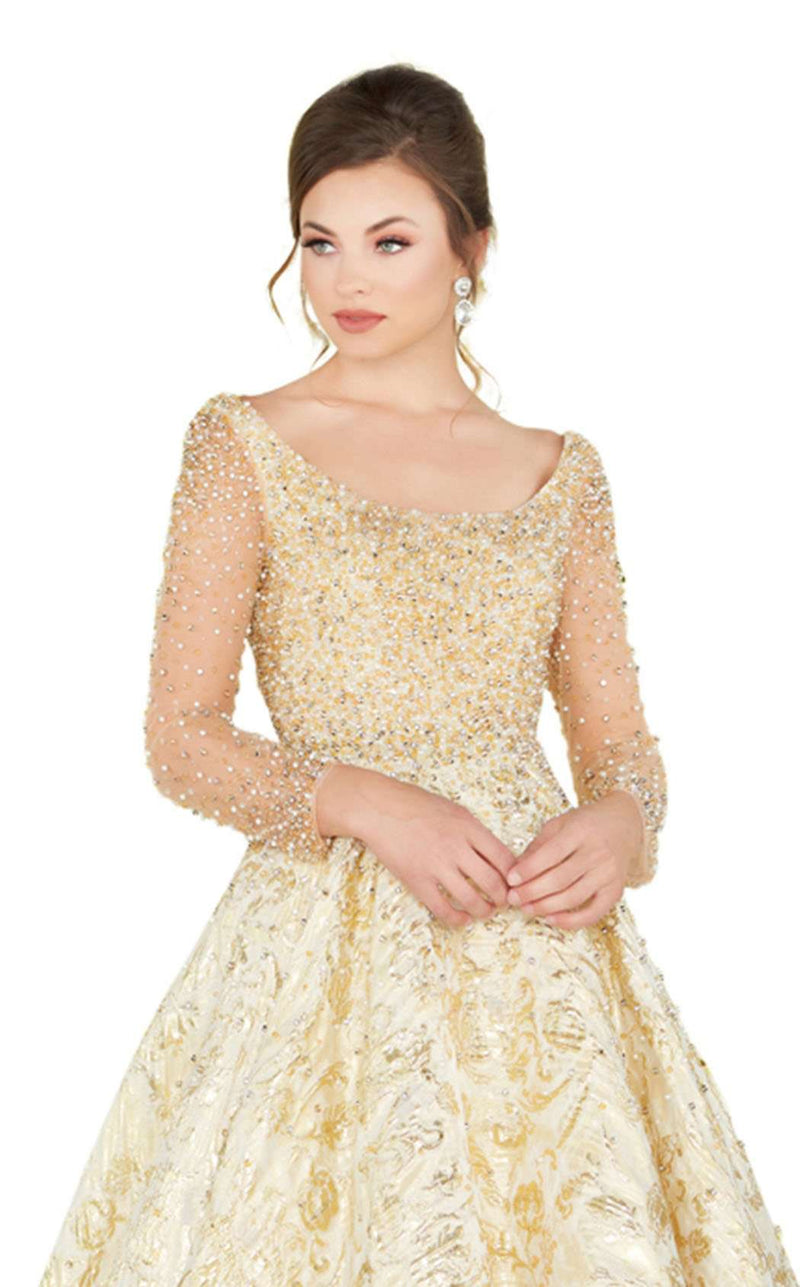 Mac Duggal 66932D Gold