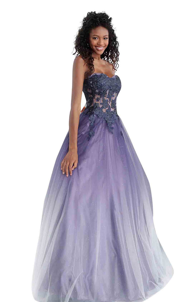 Jovani 67108 Purple Ombre