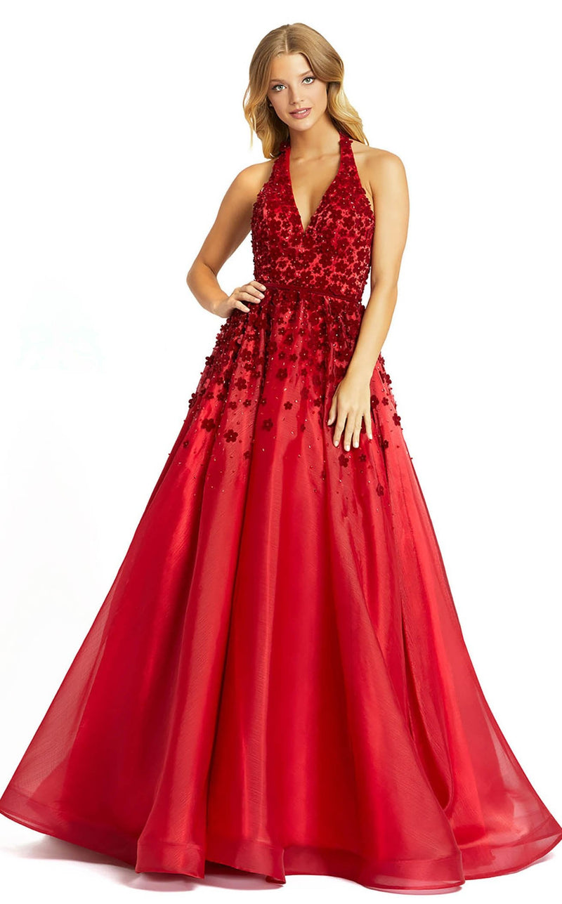 Mac Duggal 67111D Ruby-Red