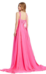 Mac Duggal 67132L Neon Pink