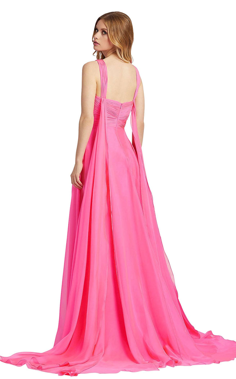 Mac Duggal 67132L Neon Pink