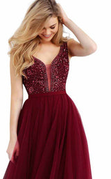 Jovani 67203 Burgundy