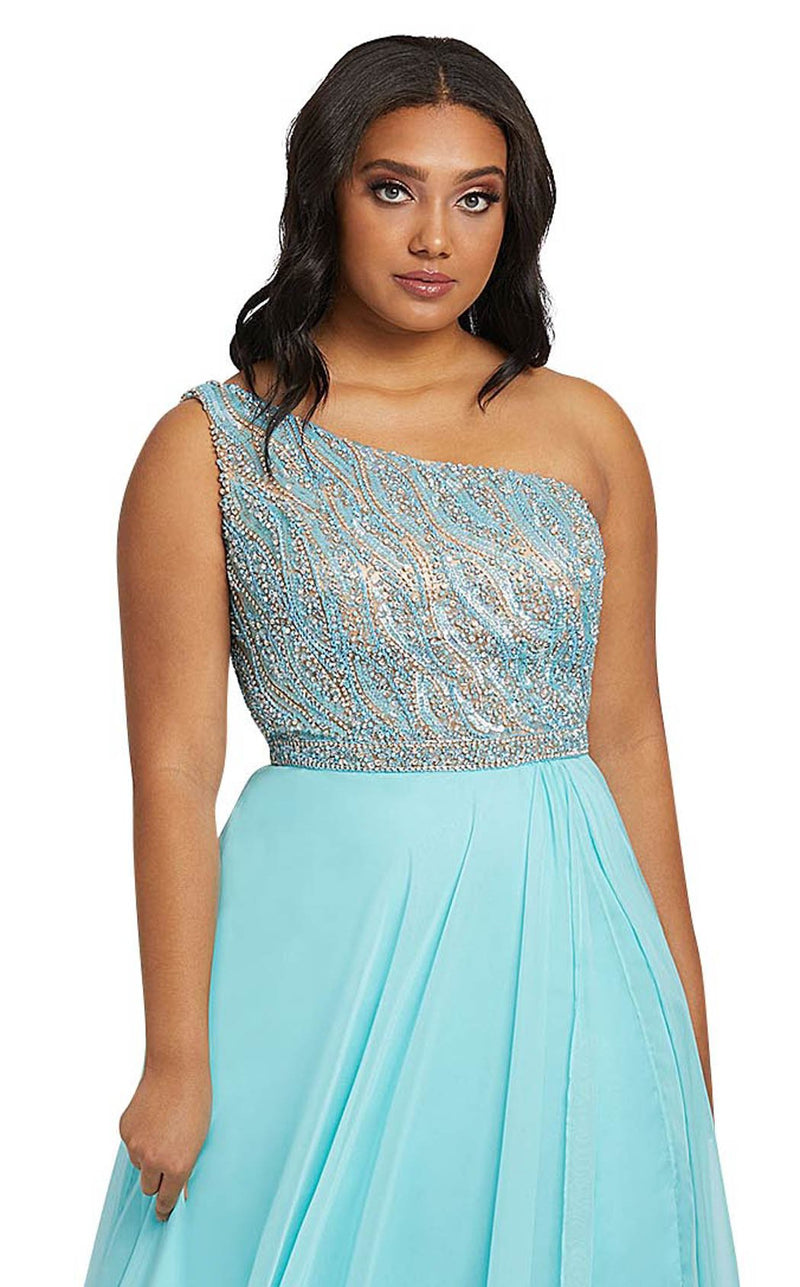 Mac Duggal Fabulouss 67232F Aquamarine