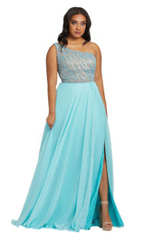 Mac Duggal Fabulouss 67232F Aquamarine