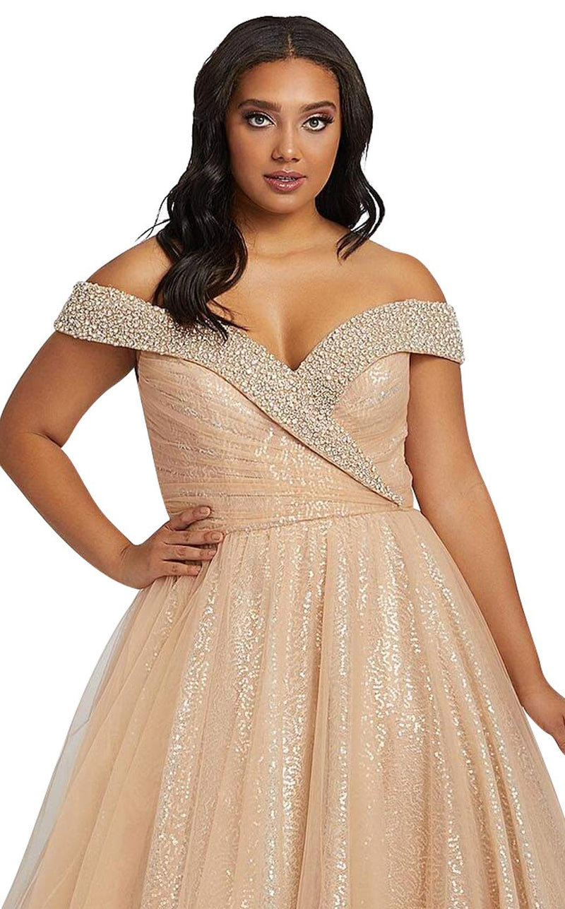 Mac Duggal Fabulouss 67234F Champagne