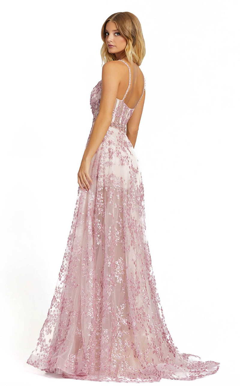 Mac Duggal 67264M Rose-Floral