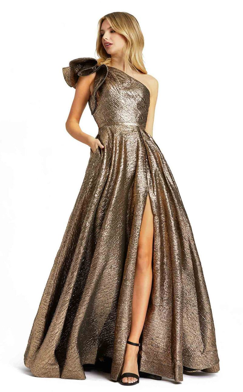 Mac Duggal 67297D Antique-Bronze