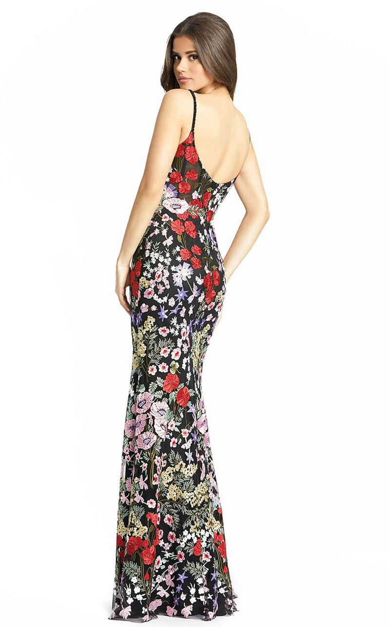 Mac Duggal 67473D Black Multi