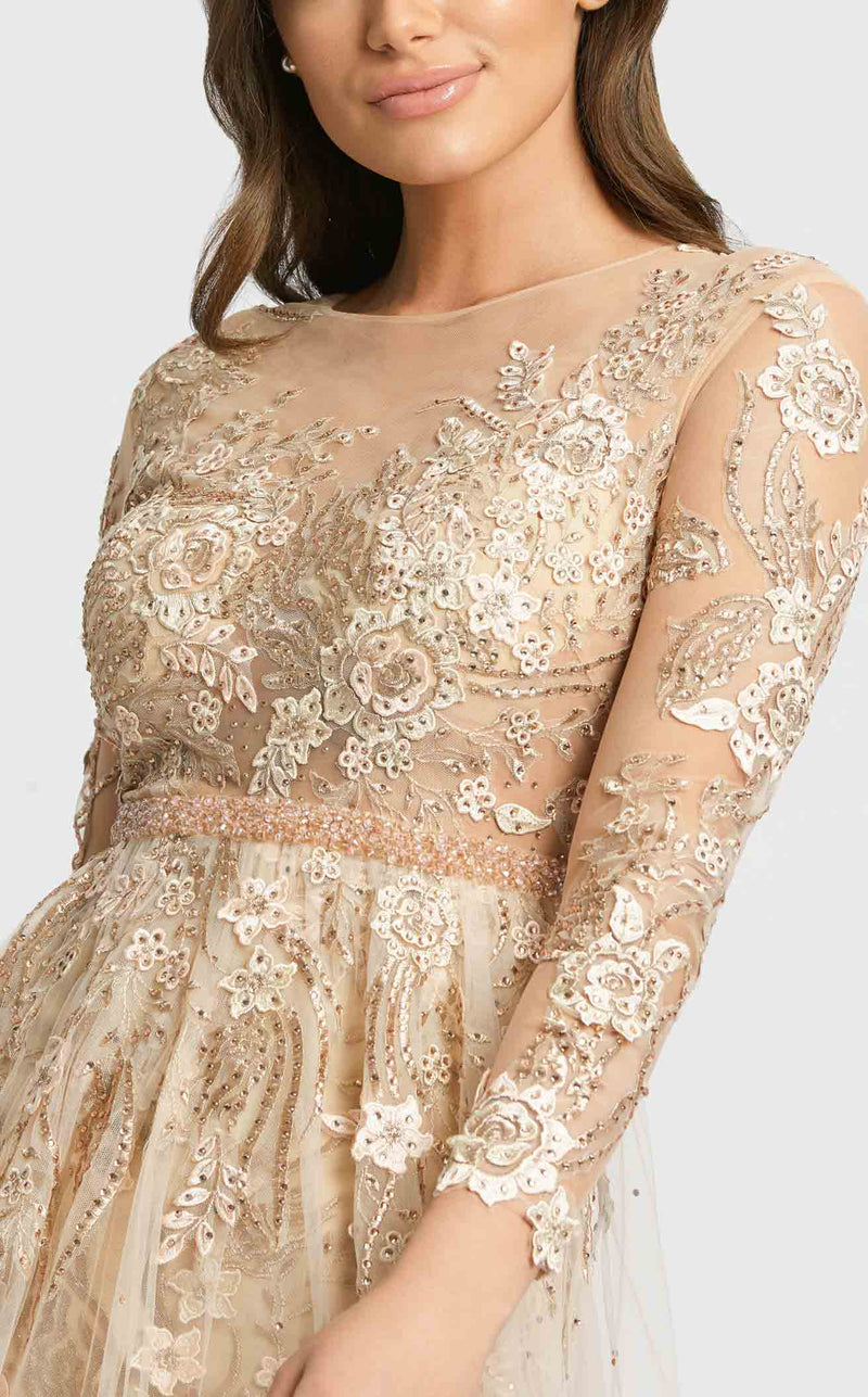 Mac Duggal 67486 Champagne