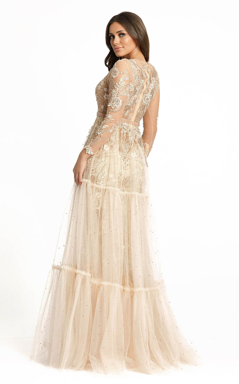 Mac Duggal 67486D Champagne