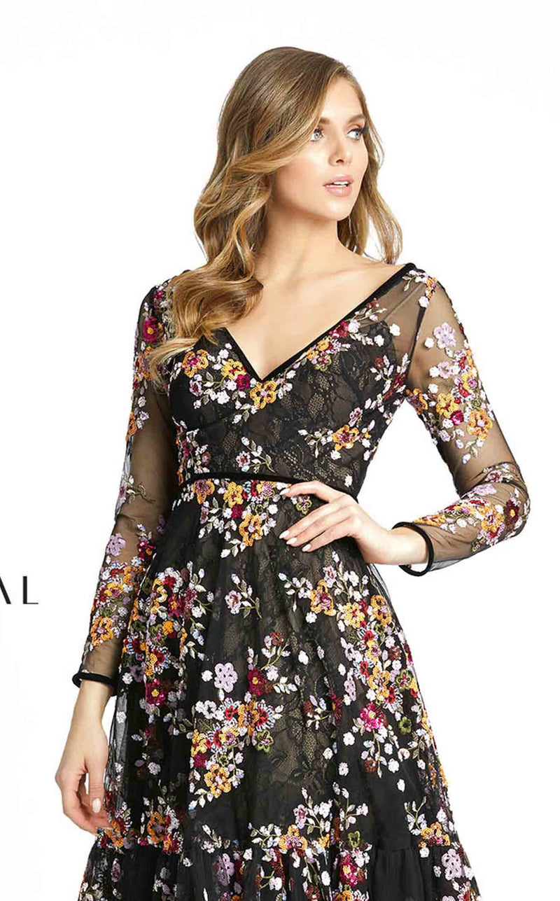 Mac Duggal 67499D Black-Multi