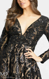 Mac Duggal 67529D Black-Nude