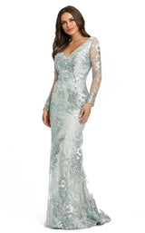 Mac Duggal 67539D Sea Mist