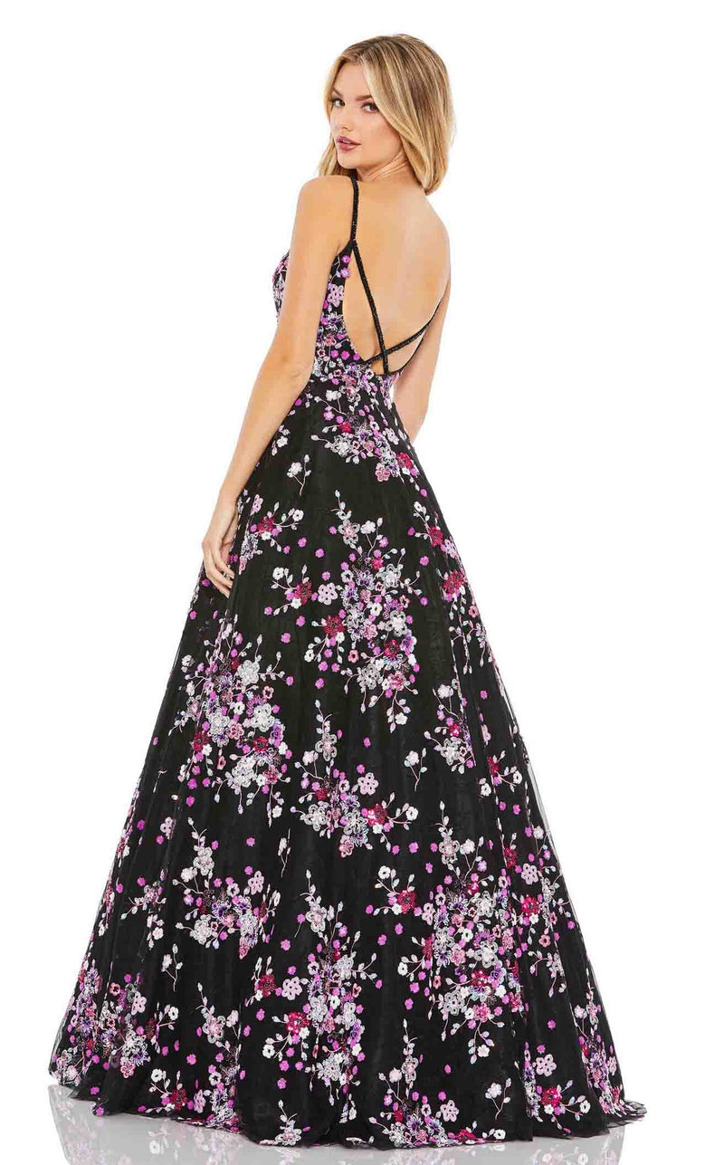 Mac Duggal 67560 Black Multi