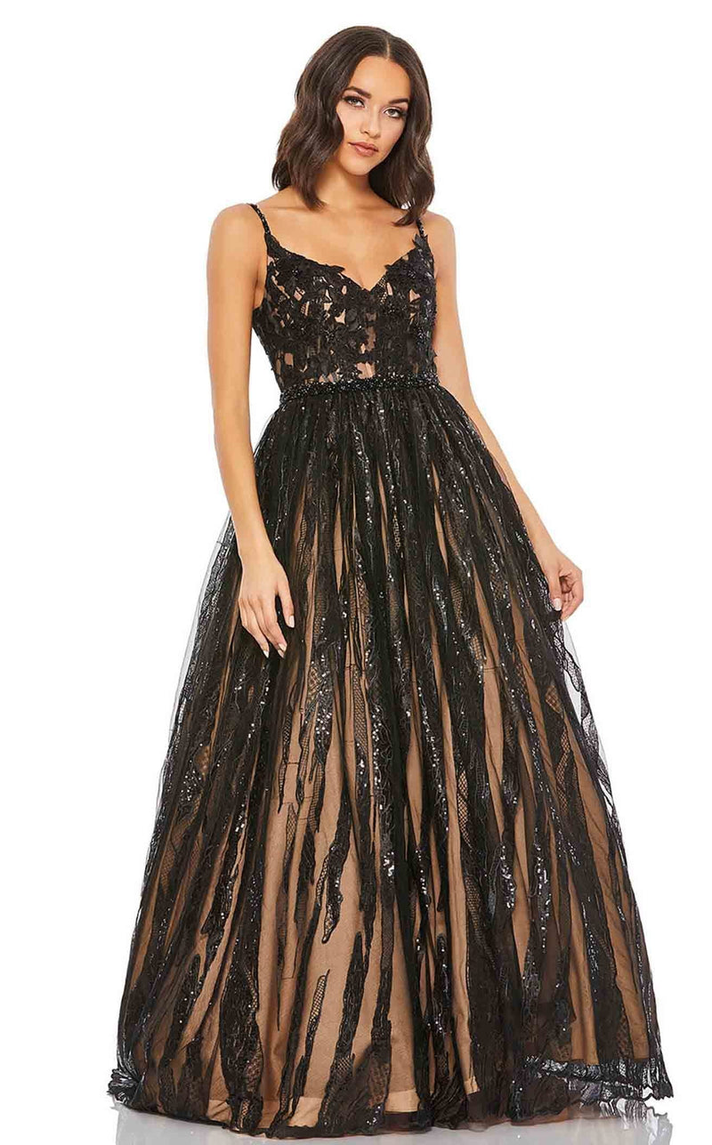 Mac Duggal 67563M Black-Nude