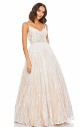 Mac Duggal 67563M Ivory/Nude