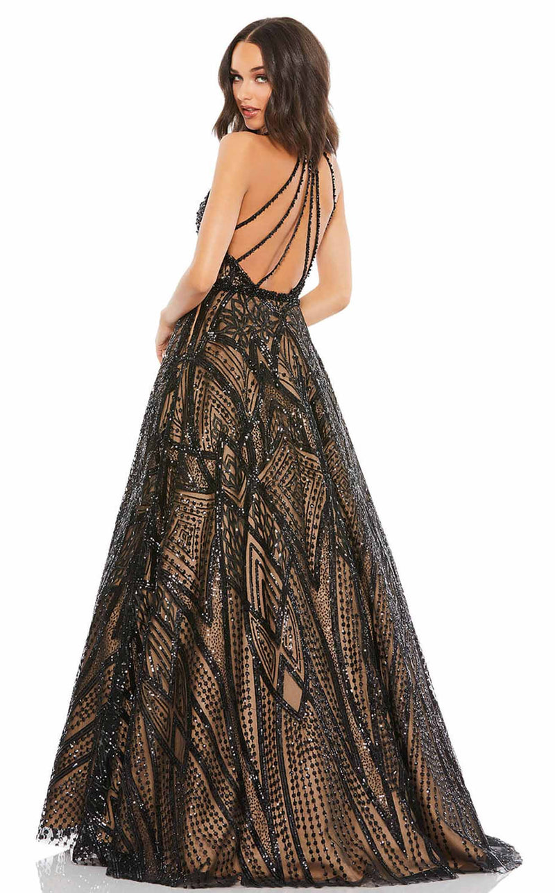 Mac Duggal 67583M Black-Nude