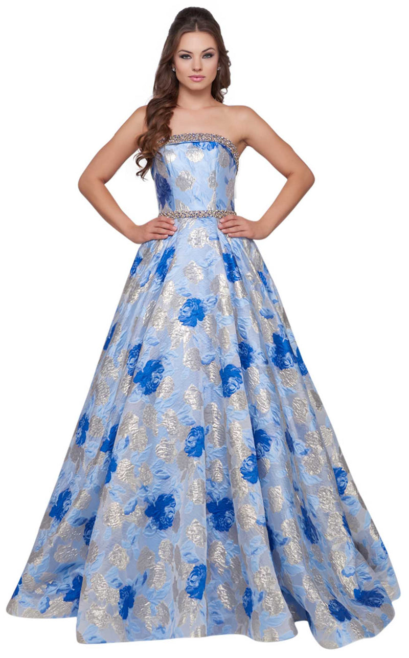 Mac Duggal 67602H Blue Multi