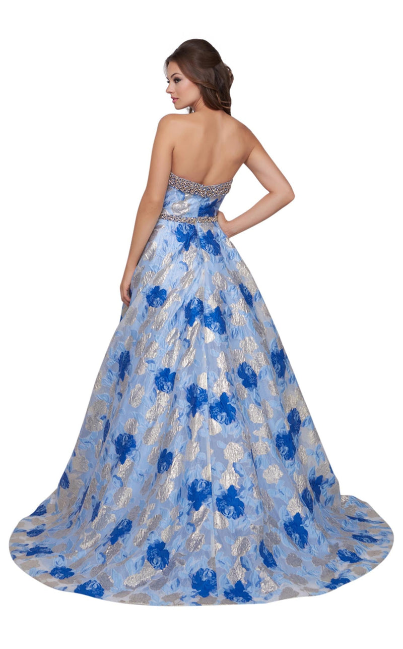 Mac Duggal 67602H Blue Multi