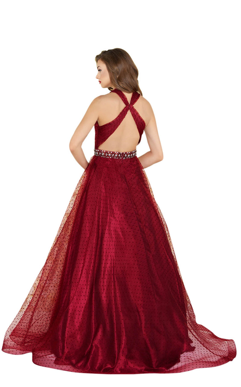 Mac Duggal 67663R Burgundy