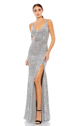 Mac Duggal 67717 Pewter