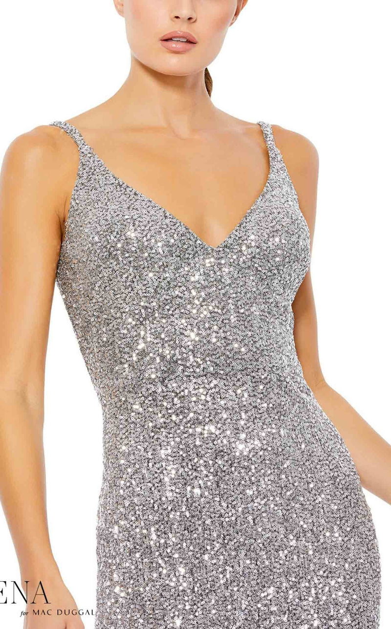 Mac Duggal 67717i Pewter