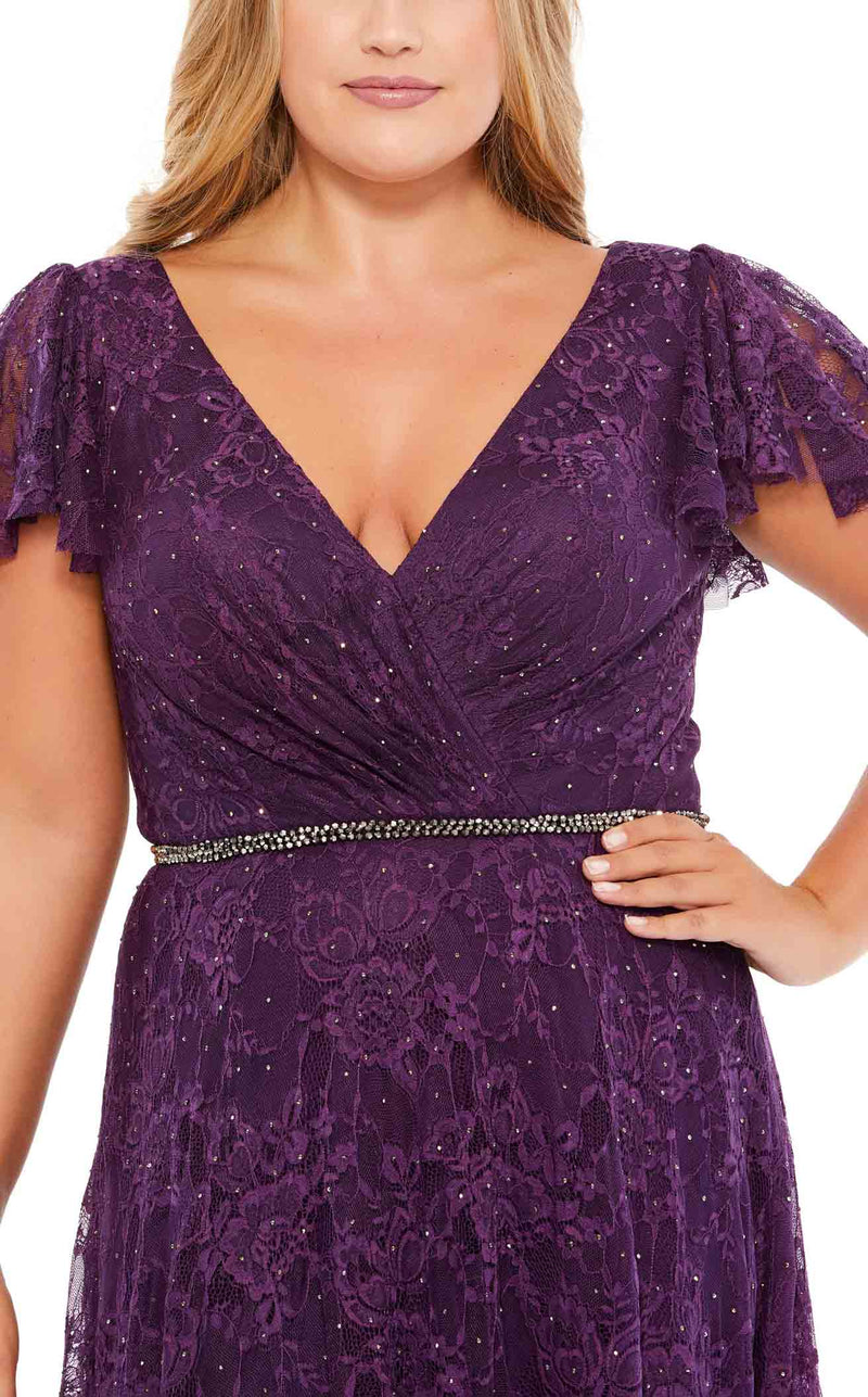 Mac Duggal Fabulouss 67761 Aubergine