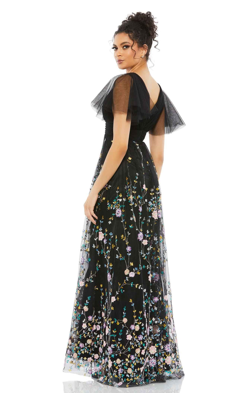 Mac Duggal 67889 Black Multi