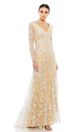 Mac Duggal 67892 Ivory/Nude