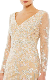 Mac Duggal 67892 Ivory/Nude