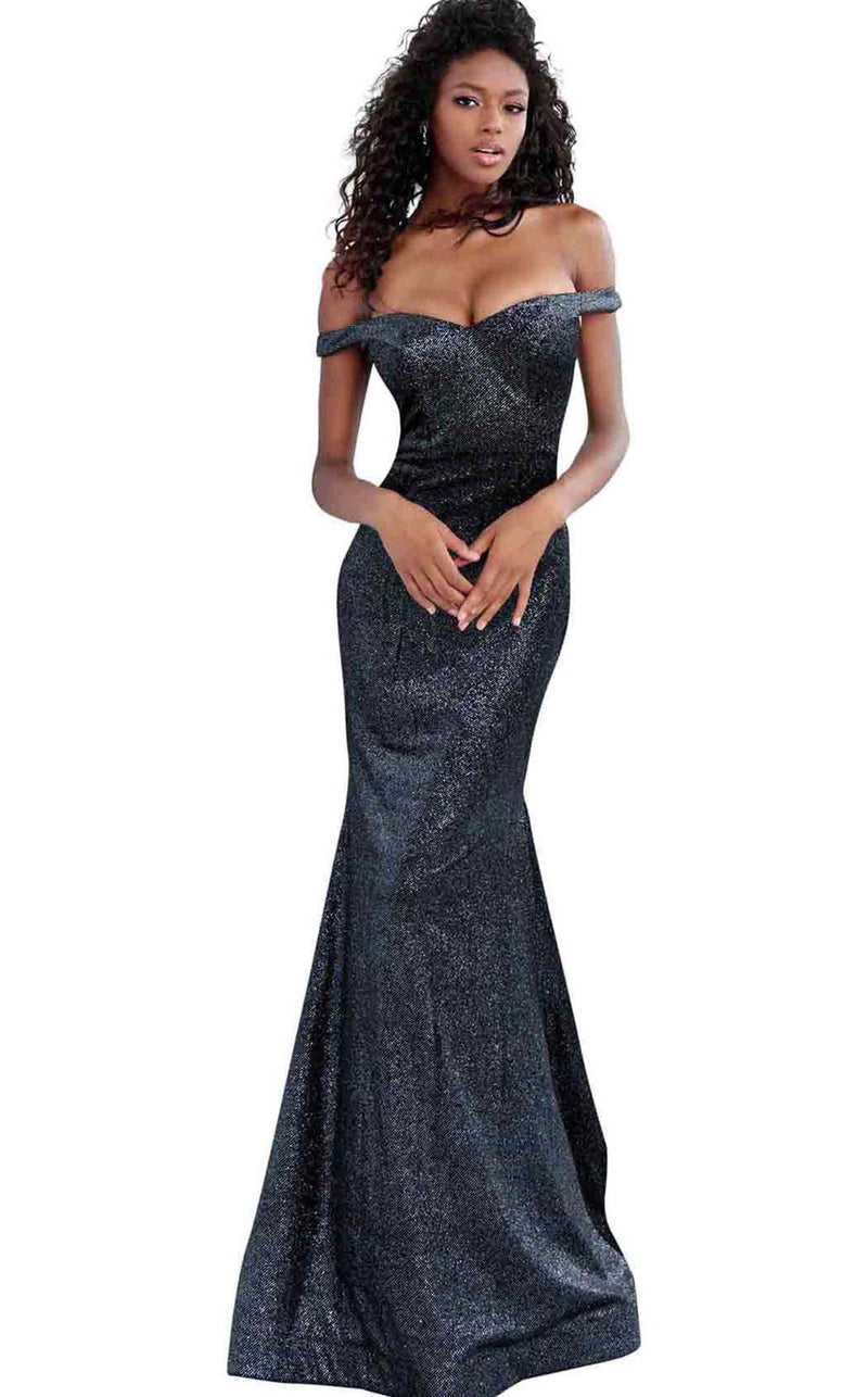 Jovani 67962 Black/Blue