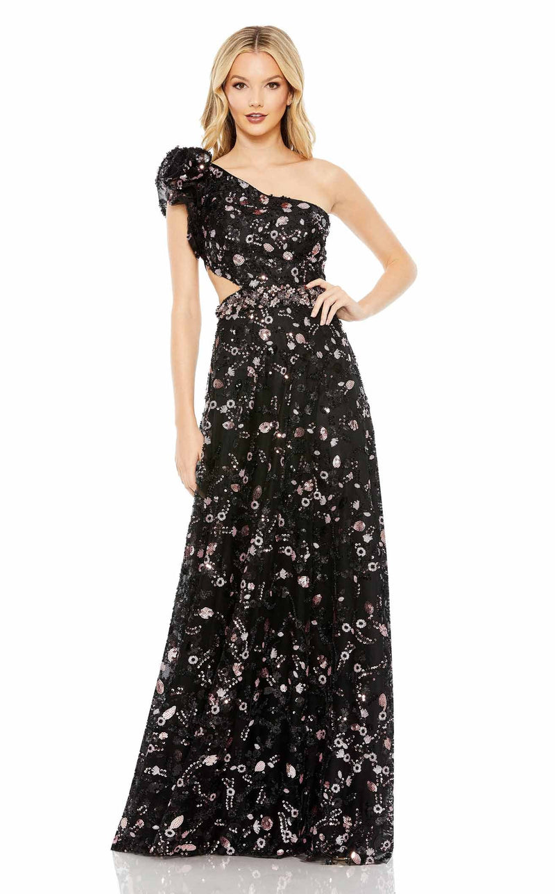 Mac Duggal 68032 Black-Pink