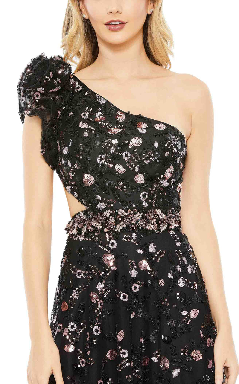 Mac Duggal 68032 Black-Pink