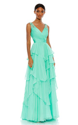 Mac Duggal 68035 Aqua