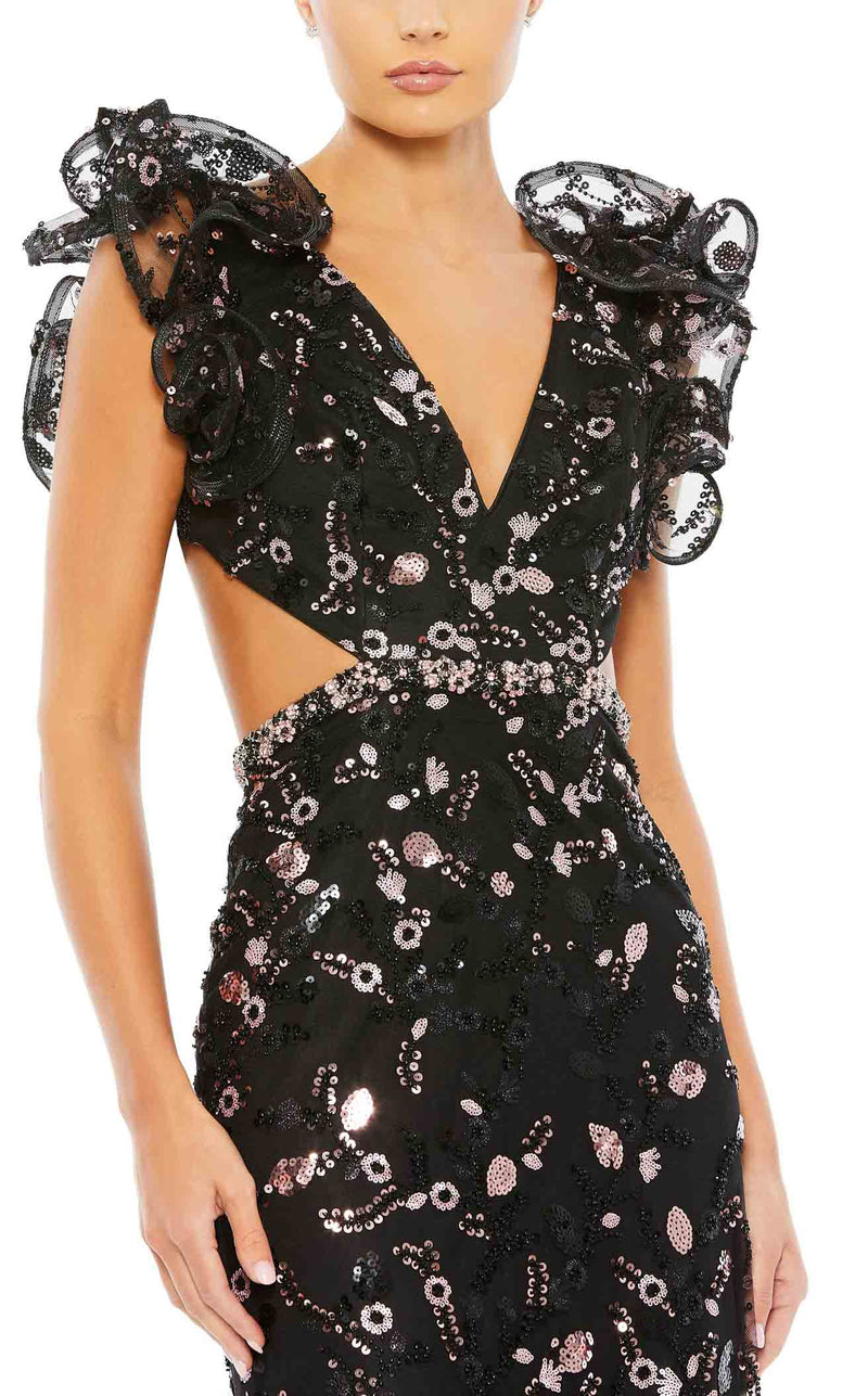 Mac Duggal 68043 Black-Pink