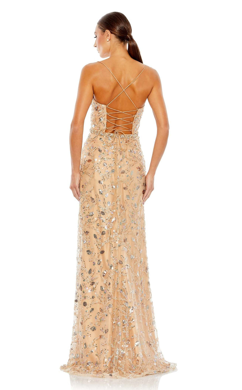 Mac Duggal 68049 Nude