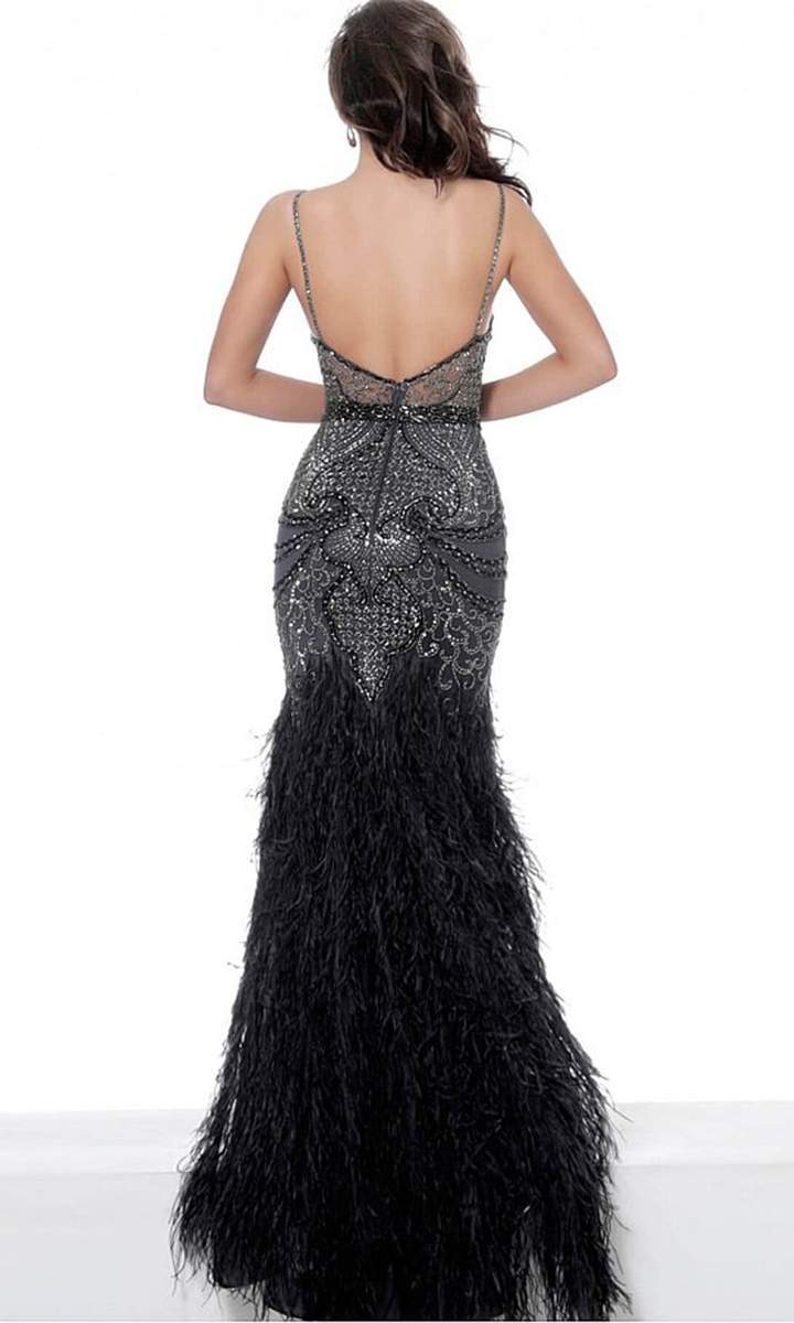 Jovani 68302BG Charcoal