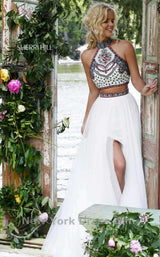 Sherri Hill 50075 Ivory/Multi