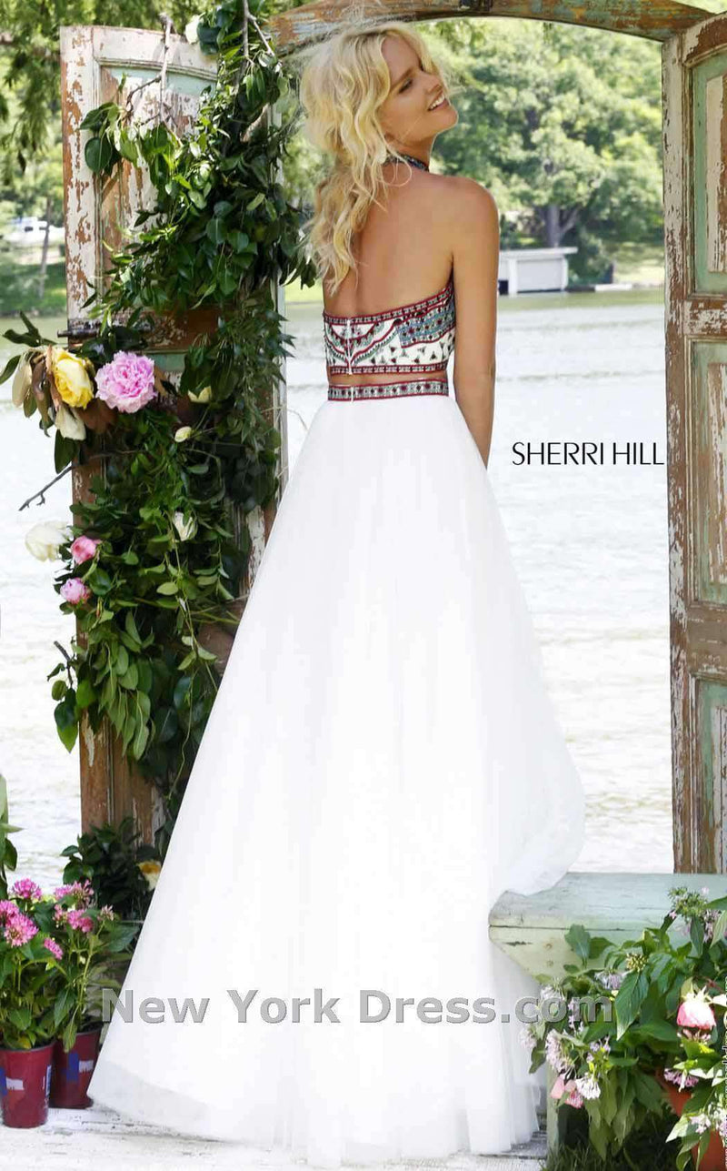 Sherri Hill 50075 Ivory/Multi