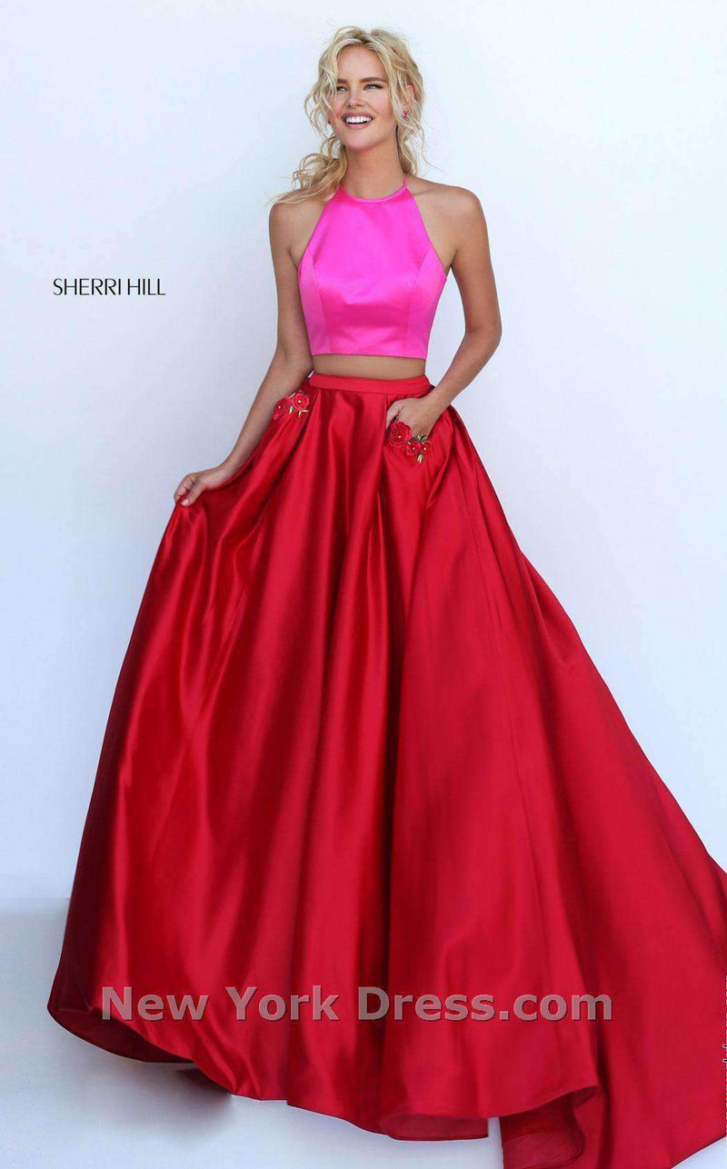 Sherri Hill 50219 Light Coral/Coral