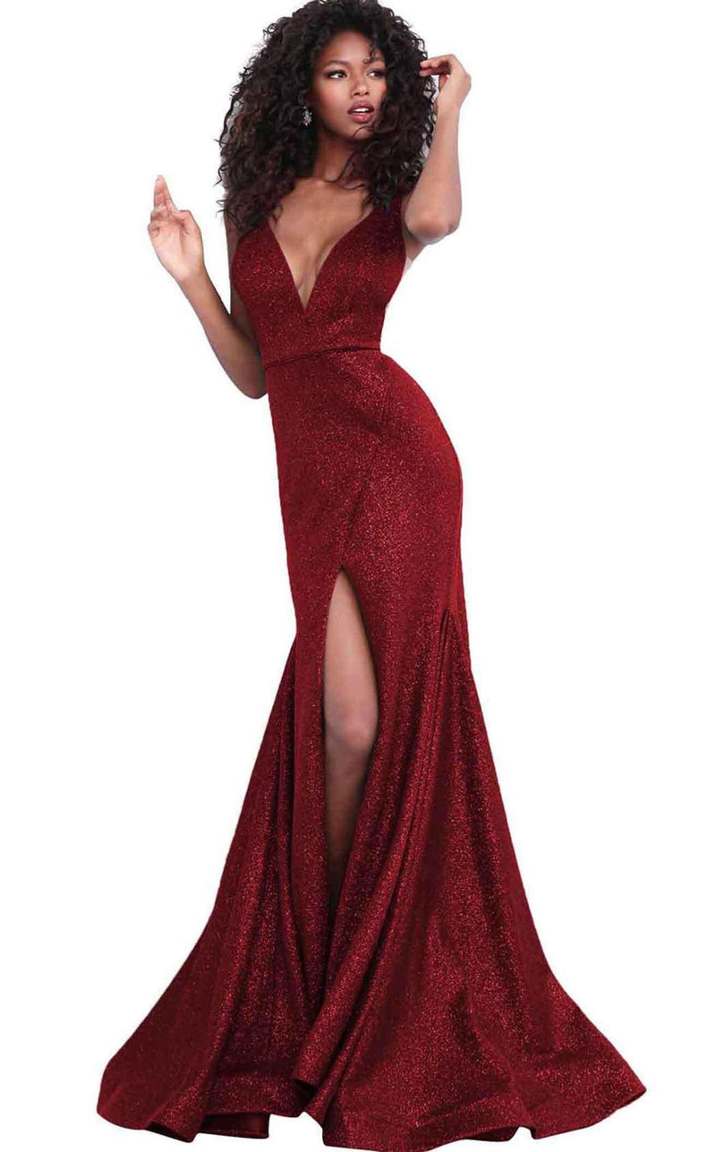 Jovani 68665BG Burgundy