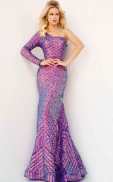 Jovani 24098 Dress Iridescent-Violet