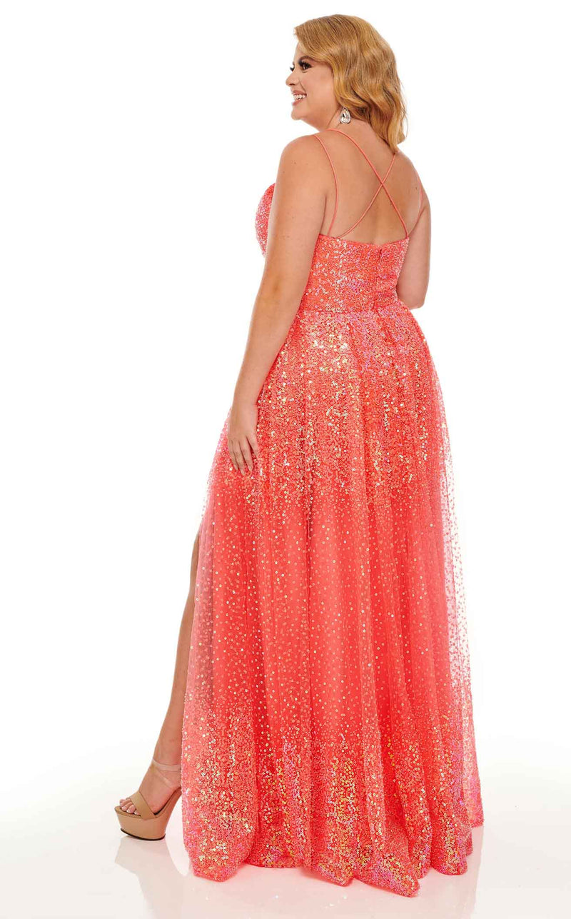 Rachel Allan Curves 70047W Coral-Iridescent