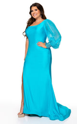 Rachel Allan 70225W Turquoise