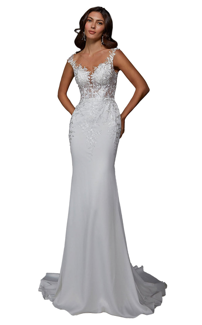 Alyce 7026 Diamond White