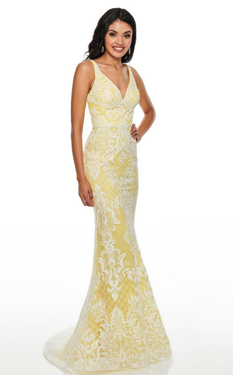 Rachel Allan 7105 Yellow-White