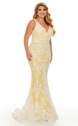 Rachel Allan Curves 7105W Yellow-White