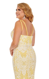 Rachel Allan Curves 7105W Yellow-White