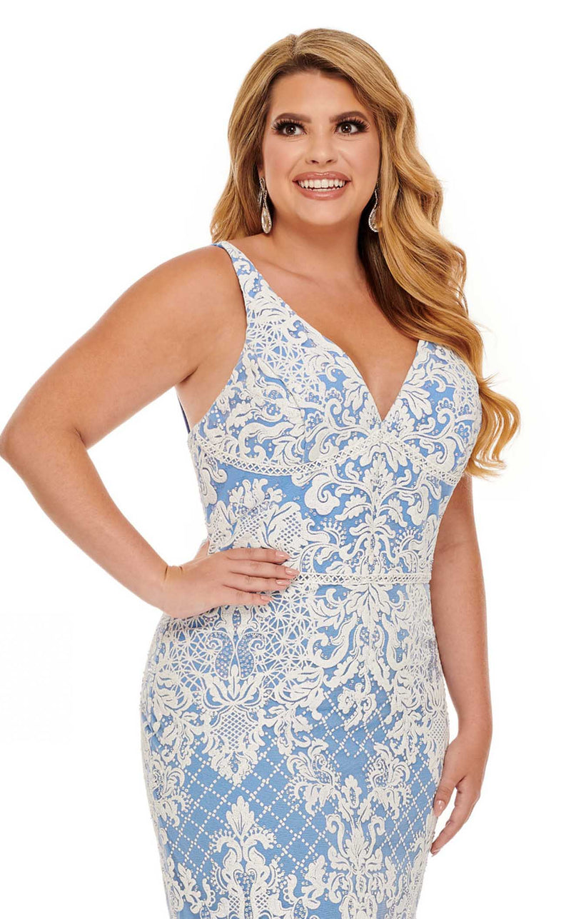 Rachel Allan Curves 7105W Periwinkle-White